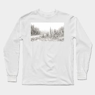 Algonquin Ice - Algonquin Park, Canada Long Sleeve T-Shirt